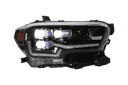 2016-2023 Toyota Tacoma Rogue Series Headlights - Glossy Black Clear-12