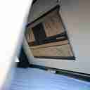 Roveroll Aluminum Side Opening Roof Top Tent-Taupe Body & Black Rain Fly - 53 in - AS001-7