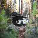 Roveroll 270 Degree Awning With Black Cover - Passenger Side, 7.5 ft - AW005-1