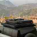 Roveroll Snail Soft Shell Roof Top Tent-Taupe Body & Black Rain Fly - 52 in - SS001-3