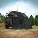 Roveroll Snail Soft Shell Roof Top Tent-Taupe Body & Black Rain Fly - 52 in - SS001-8