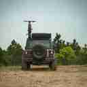 Roveroll Snail Soft Shell Roof Top Tent-Taupe Body & Black Rain Fly - 52 in - SS001-10