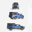 Roveroll 2024 Tacoma 5 ft Bed Skynest Canopy Camper & Roof-Top Tent Combo - TAC002-2
