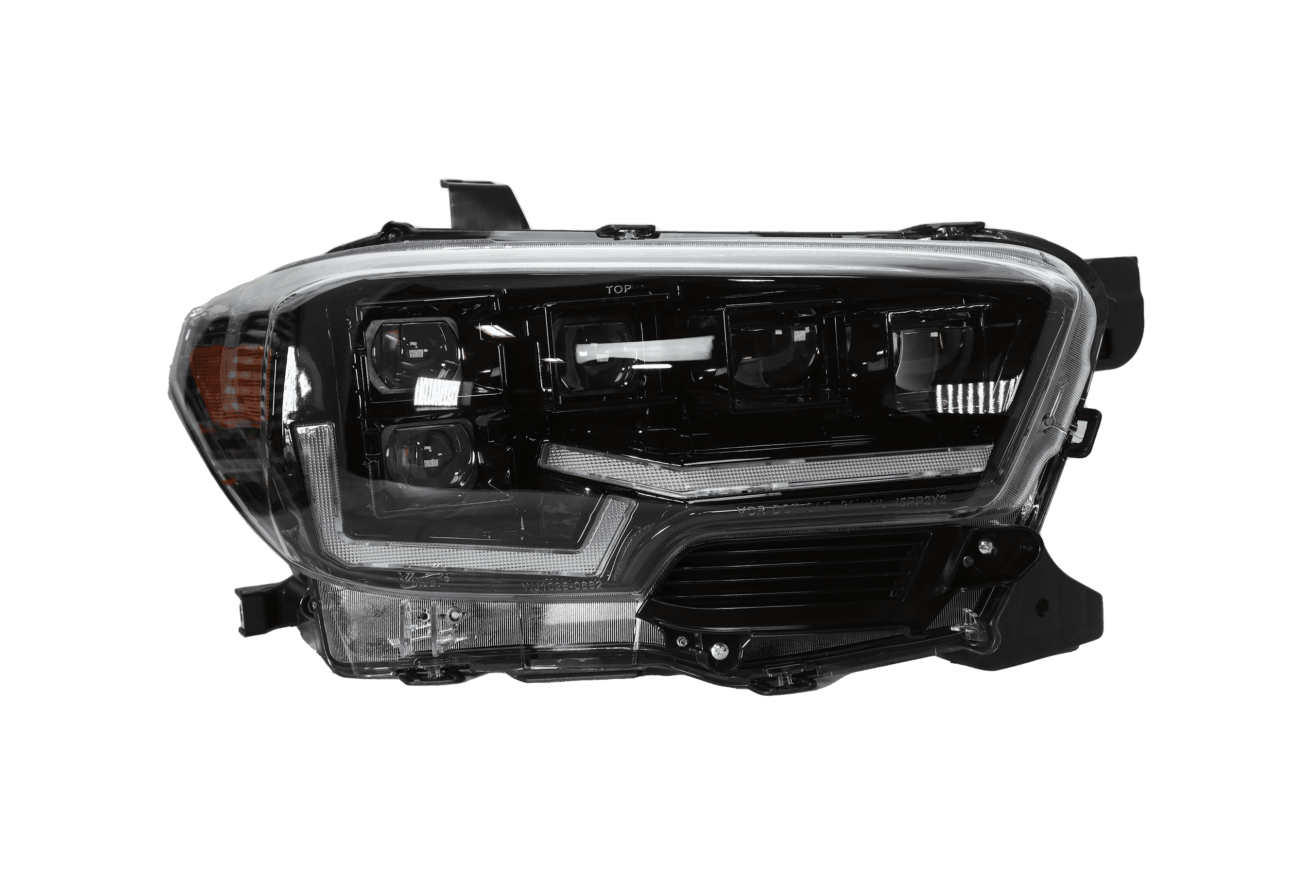2016-2023 Toyota Tacoma Rogue Series Headlights - Glossy Black Clear