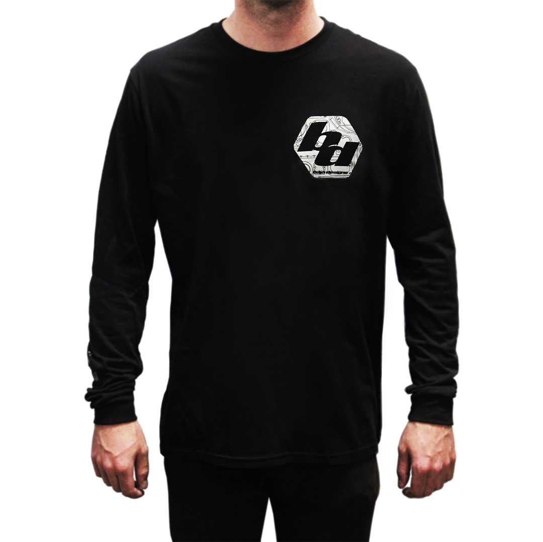 Baja Designs BD Black Men's Long Sleeve Shirt Large Baja Designs - 980035