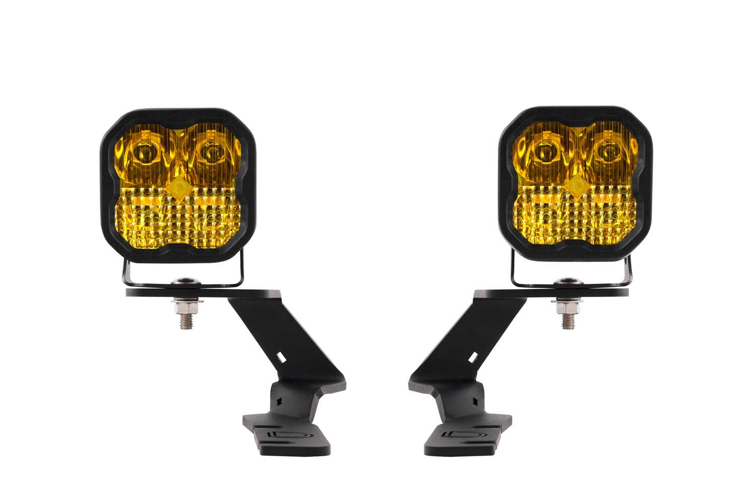Diode Dynamics - SS3 LED Ditch Light Kit for 2019-2021 Ford Ranger, Sport Yellow Combo - DD6584