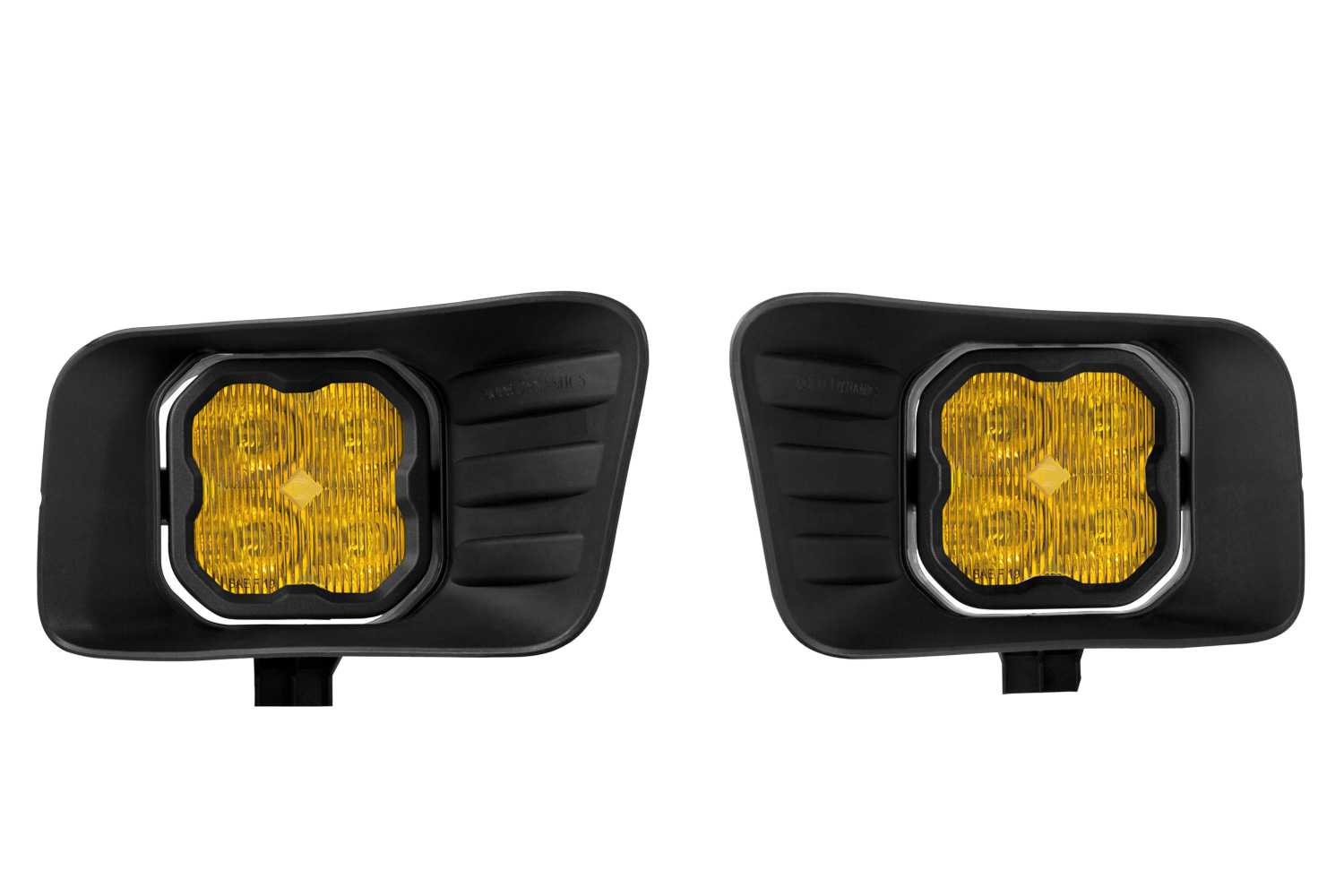 Diode Dynamics - SS3 LED Pod Pro Ram Horizontal Kit Yellow SAE Fog - DD6683