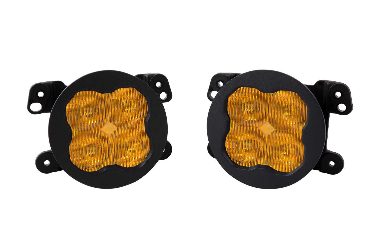 Diode Dynamics - SS3 LED Pod Max Type M Kit Yellow SAE Fog - DD6689