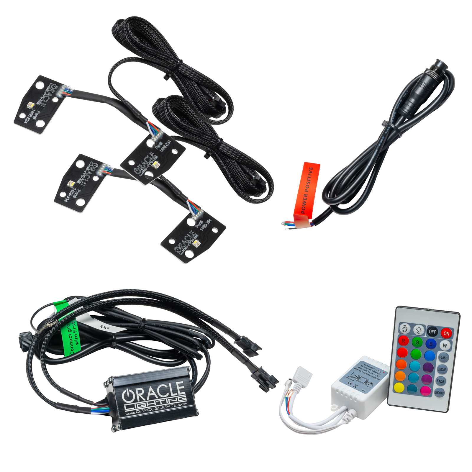 2021-2023 Ford Bronco ColorSHIFT RGB+W Headlight Halo Upgrade Kit